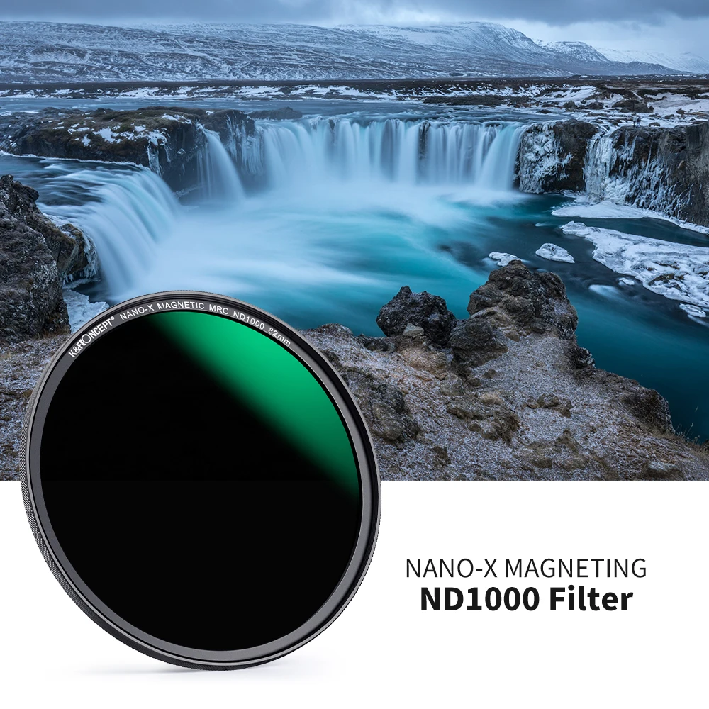 K&F Concept Nano-X Magnetic HD ND1000 Camera Lens Filter with Lens Cap Multi Layer Coatings Filter 49mm 52mm 58mm 62mm 67mm enlarge