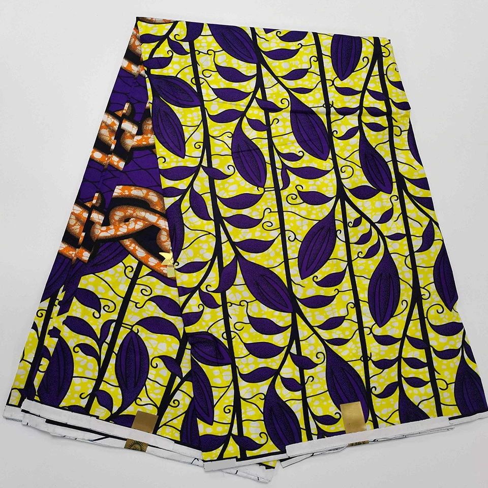 

6 Yards Mitex Wax Print/ African Fabrics Kitenge/Pagnes/Tissues Africain/ Lapa/Chitenge HS-75