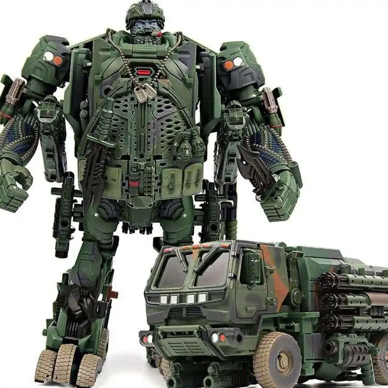 WJ Hound M02 TF трансформация камуфляж дымовой автомобиль модель инспектора фигурка