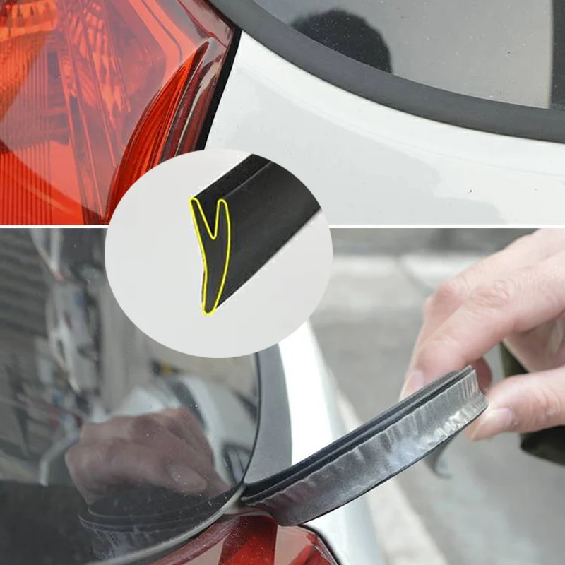 Y Shape Car Seal Strips Window Gap Sealing Sound Insulation Waterproof Dustproof Sealed Strip Stickers Exterior Protection | Автомобили и