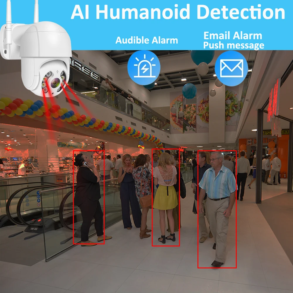 Цена Беспроводная IP-камера PTZ, 2,0 Мп, 1080 дюйма, Wi-Fi, 5-кратный цифровой зум