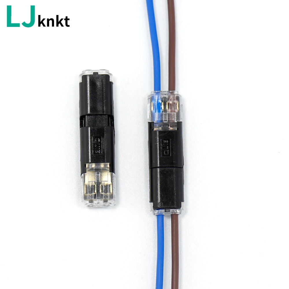 Breakless wire connector quick connector cable clamp Terminal Block Spring with no welding no screws 2 Way Easy for led strip
