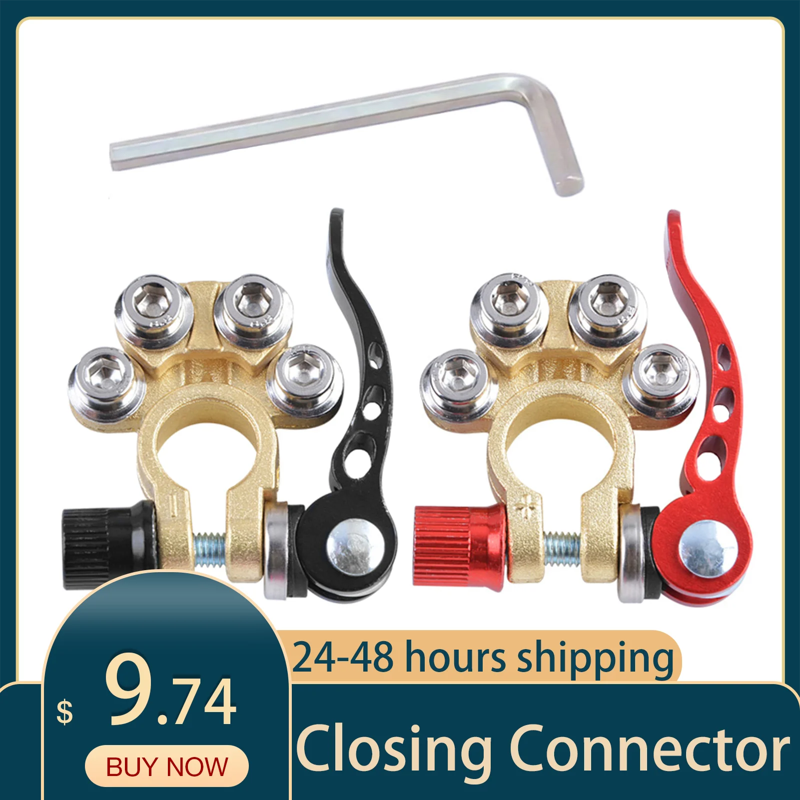 Комплект из 2 предметов для быстрого отсоединения прибор автомобиля Батарея