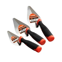 678 inch construction tools putty knife brick trowel laying carbon steel blade pointing plaster tool round head carbon steel