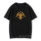 Мужская винтажная футболка из 100% хлопка, с круглым вырезом