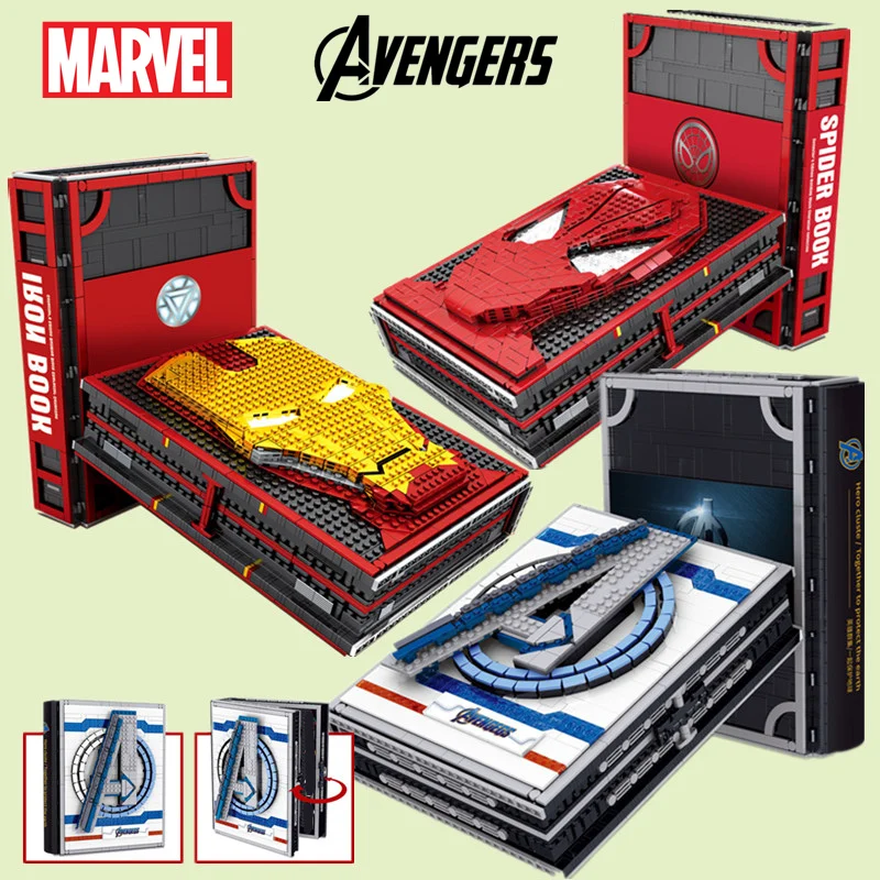 

New with 52 DOLLS MARVEL AVENGERS FIGURES Display Book Spiderman Irons Man Collections Ideas Building Blocks Bricks Toys Gifts