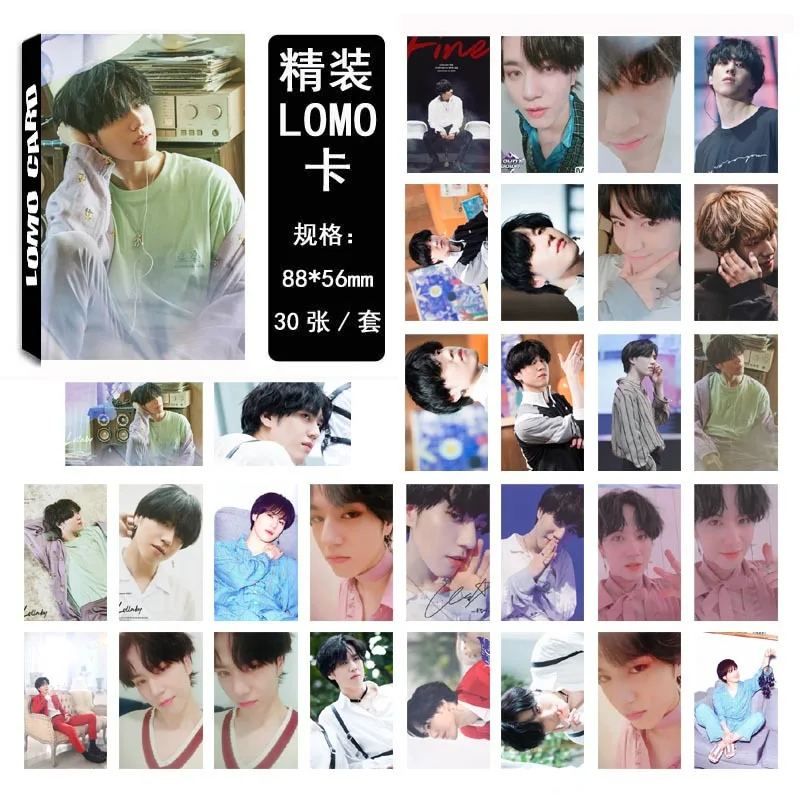 30 шт./компл. K pop GOT7 Фотокарточка YuGyeom Single 01 Модный высококачественный альбом