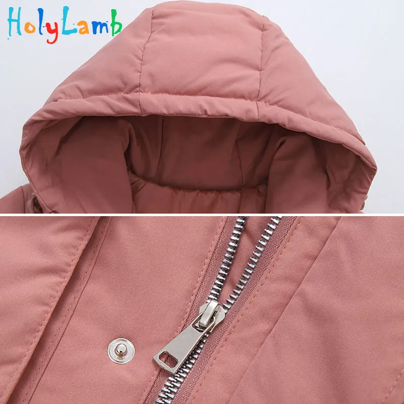 Парка для девочек и мальчиков 2019 Высококачественная теплая зимняя утепленная