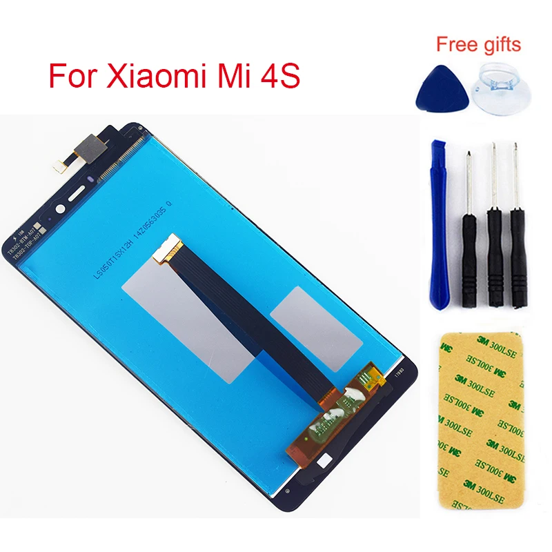 Для Xiaomi mi 4S ЖК дисплей сенсорный экран для 5 0 дюймов панель модуль дигитайзер