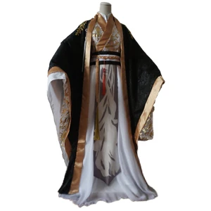 costume Аниме Xie Lian Косплей Черный Hanfu для Tian Guan Ci Fu Древний китайский мужской костюм косплей костюм на Хэллоуин для мужчин Взрослый - Цвет: costume