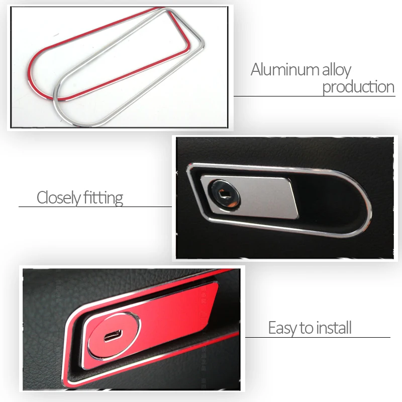 Стайлинг автомобиля паз коробка для хранения брелок ключей рамка наклейка Mercedes