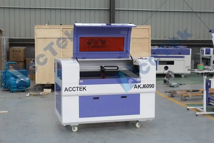 Китайский лазерный станок для резки металла AKJ6090/6090 гравировальный по дереву |