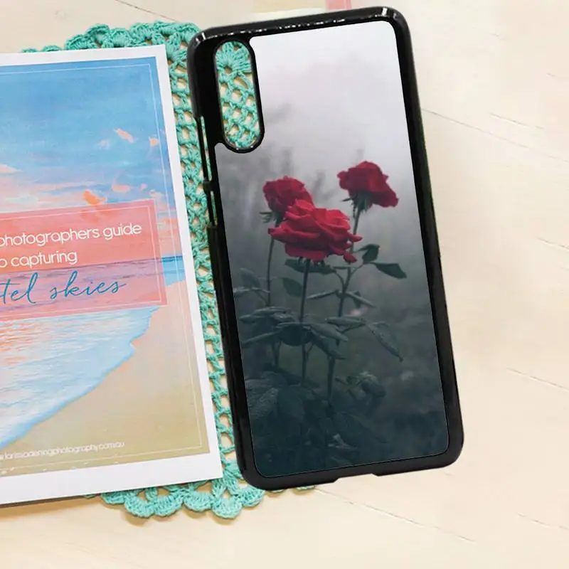 

Red Roses Flower aesthetic Phone Case PC for iPhone 11 12 pro XS MAX 8 7 6 6S Plus X 5S SE 2020 XR