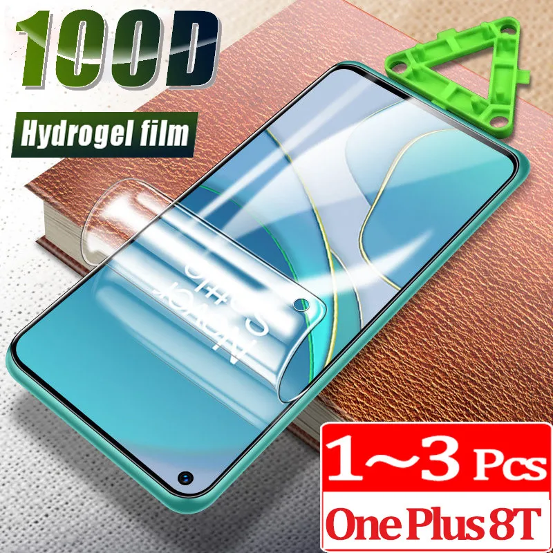 1 ~ 3 шт. пленка мягкая для One Plus 8 T Гидрогелевая не стеклянная экрана OnePlus 7 Pro Nord 100D