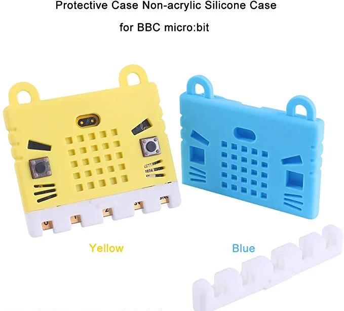 Для BBC Micro:bit Многоцветный Защитный чехол microbit силиконовый мягкий для