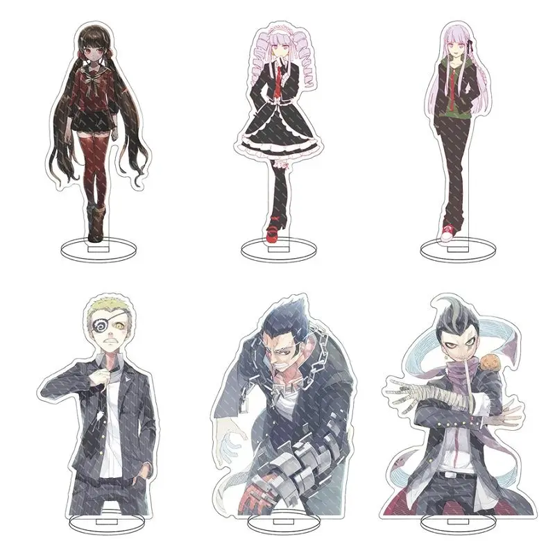 

Anime new figure Dangan Ronpa Danganronpa V3 figurine Trigger Happy Havoc Acrylic Stand Model Plate Desk Decor Standing Sign Gif
