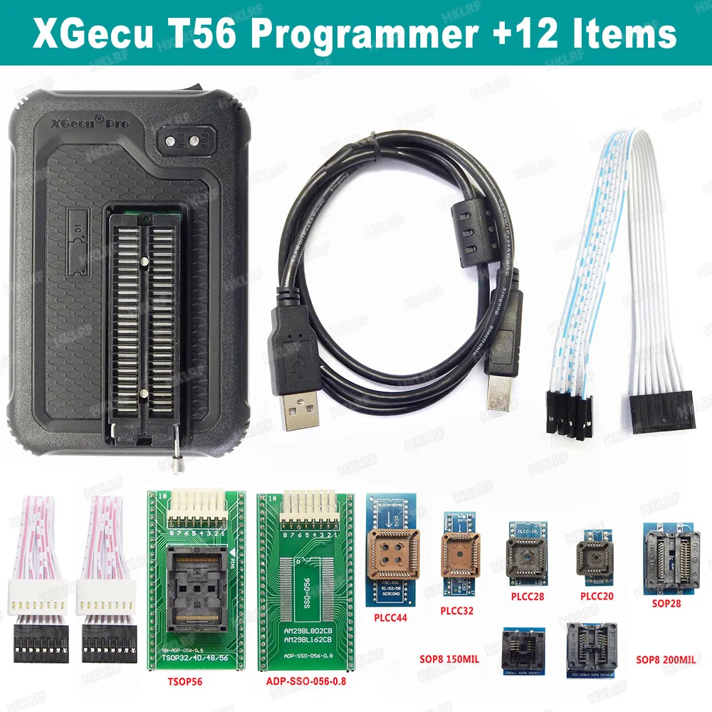 Программатор XGecu T56 с адаптерами BGA63/BGA64/BGA48/BGA169 быстрое чтение и запись новейшее