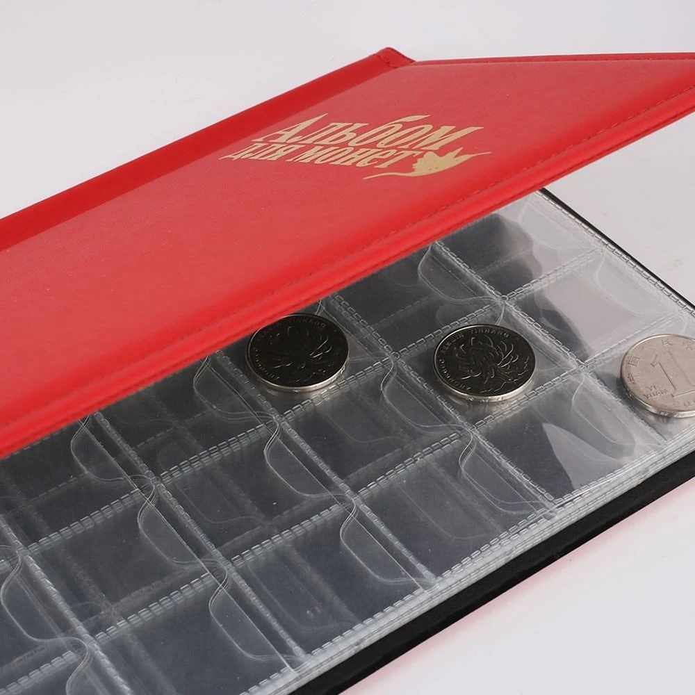 1PCS New Flying Pigeon Style Portable Coin Album 10 Pages Fit 250 Units Collection Book Russian Language Pocket | Дом и сад