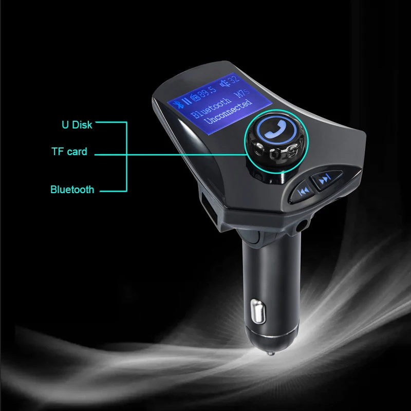 Автомобильный MP3 плеер беспроводной Bluetooth Fm передатчик модулятор Зарядное