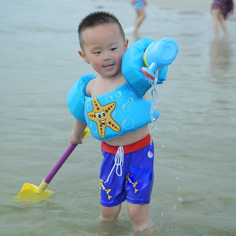 Детский плавающий жилет летняя плавающая жилетка с мультяшным рисунком и