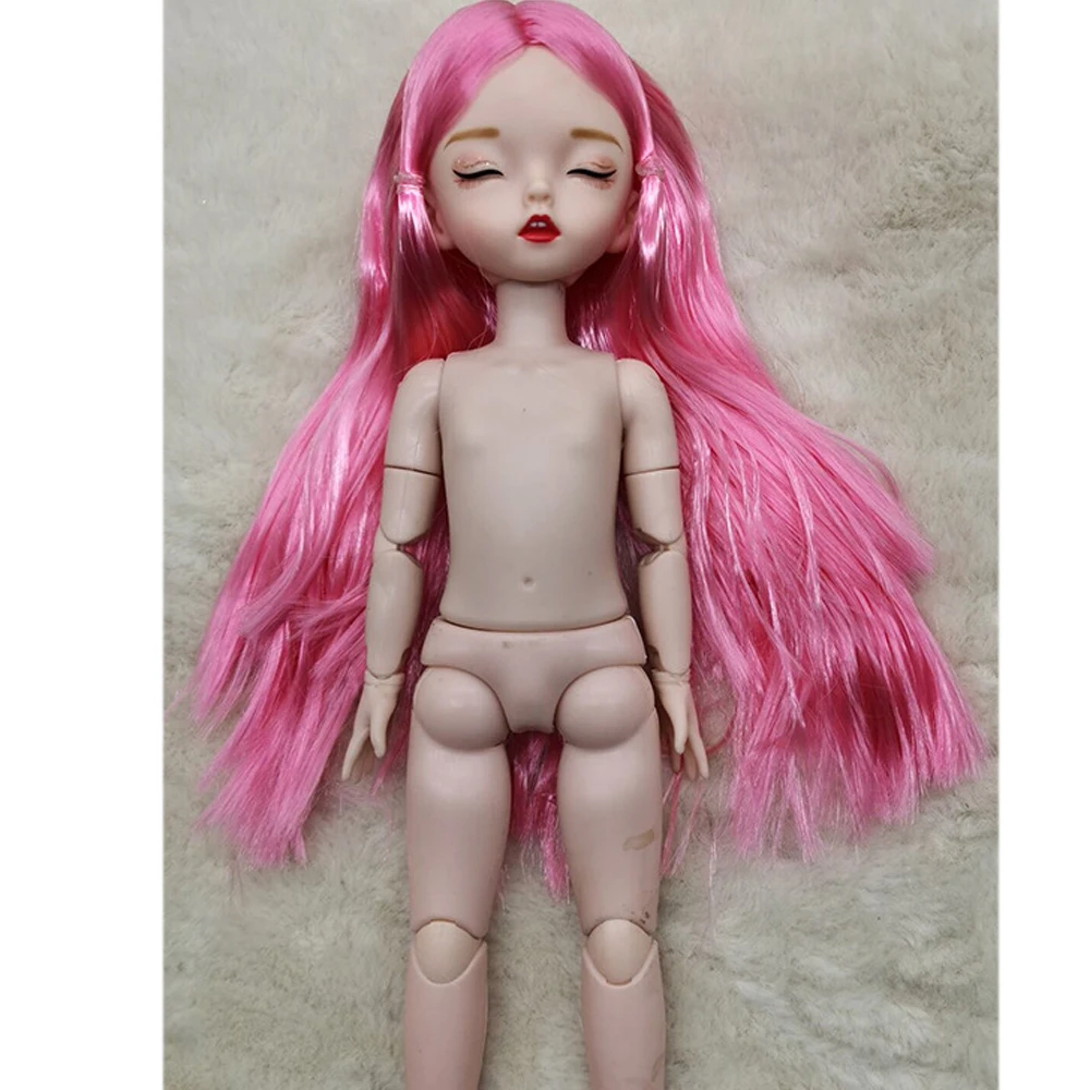 BJD кукла спящий глаз Макияж игрушка 28 см куклы OB 21 суставы белая кожа девочка