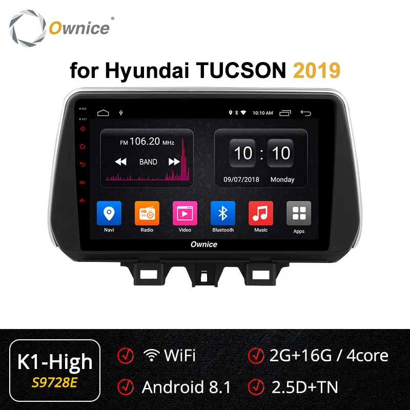 S9728 K1 HIGH Ownice k3 k5 k6 Автомобильный плеер для hyundai New Tucson IX35 Автомагнитола 4G LTE 360 Panorama DSP SPDIF gps Navi Android 9,0 - Цвет: S9728 K1 HIGH