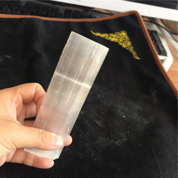 500 г натуральный драгоценный камень гипсовые палочки селенита энергетические