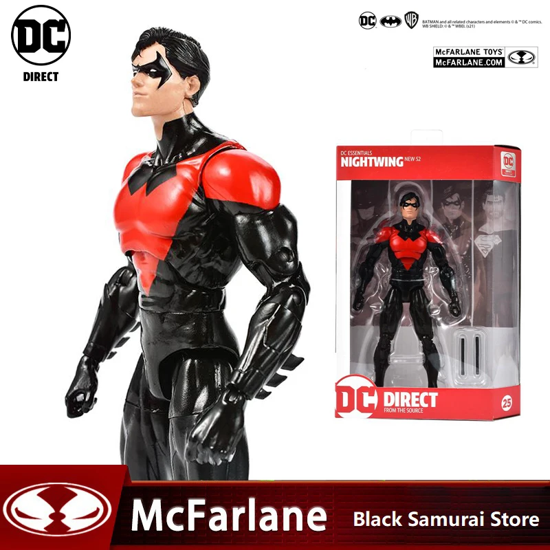 

McFarlane DC Comics Batman DC: Essentials:Nightwing New 52 7-дюймовые Коллекционные фигурки аниме экшн-фигурки модели игрушки