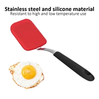 silicone spatula flexible reinforced spatula stainless steel material ergonomic design for pancakes kitchenware cooking utensils