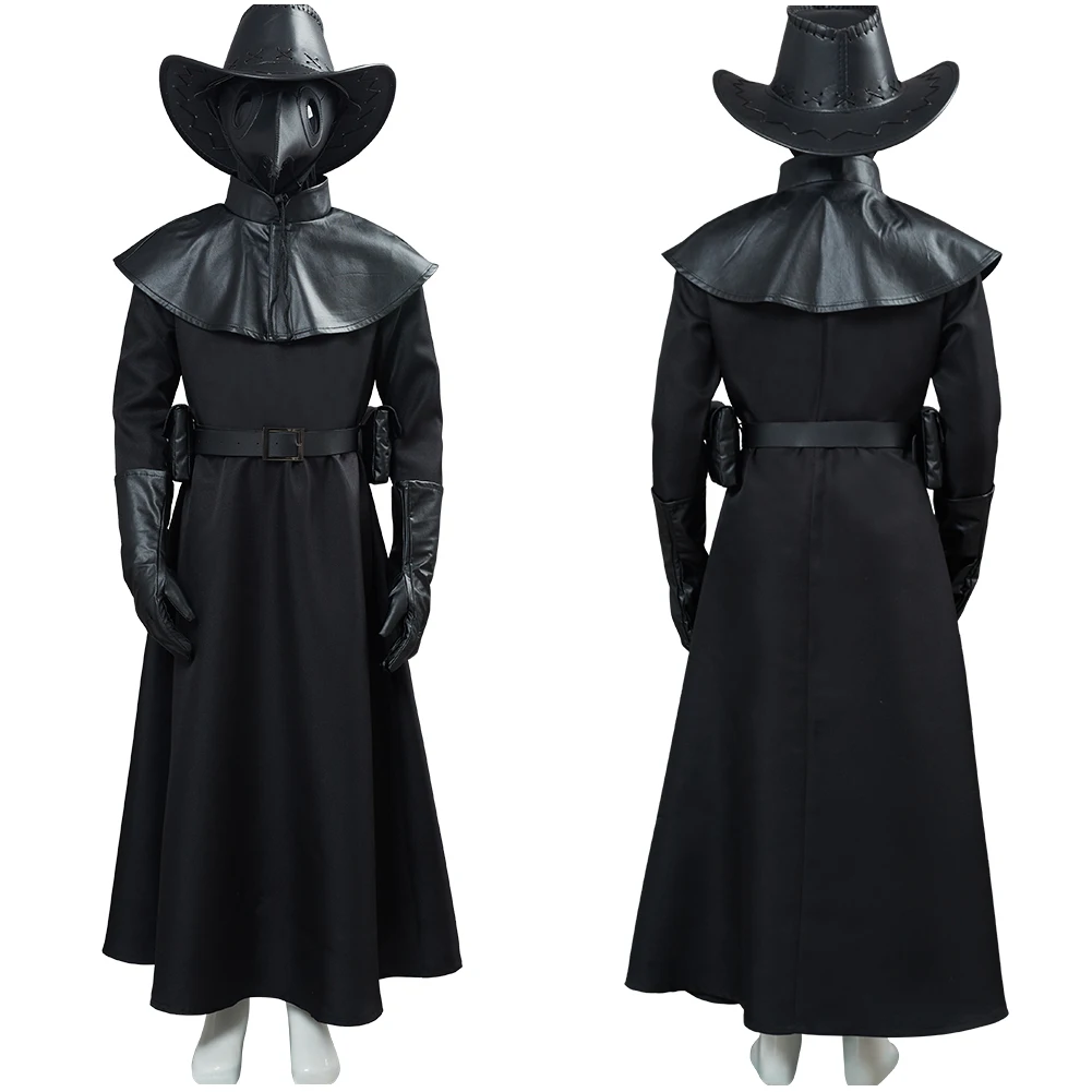 

Plague Doctor Cosplay Costume Kids Children Halloween Carnival Suit Outfit Gift