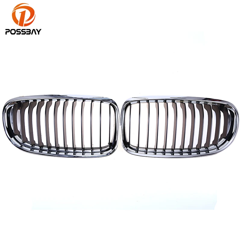 Posbay наполовину Хромированная передняя решетка для почек гриль BMW 3 Series E91 320xd/323i/325d