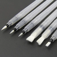 professional 6pcs different nibs water soft pen chinese calligraphy pen solid watercolor brush for school student art supplies