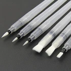 Профессиональная мягкая ручка с разными наконечниками, 6 шт., ручка для китайской каллиграфии, твердая Акварельная кисть для школьников
