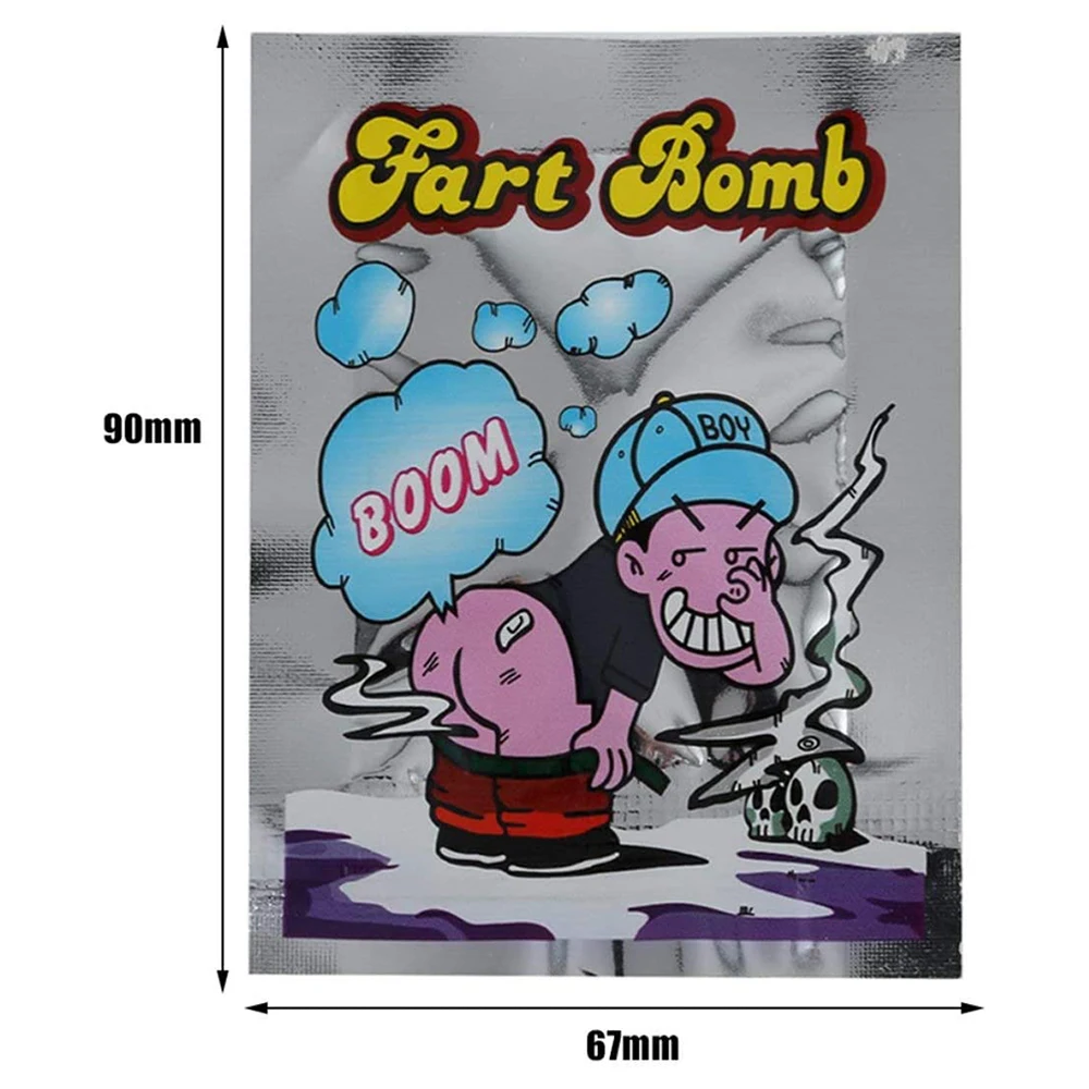 

10pcs Funny Fart Bomb Bags Stink Bomb Funny Gags Practical Jokes Fool Toy Gag Funny Joke Tricky Toy Birthday Christmas Present