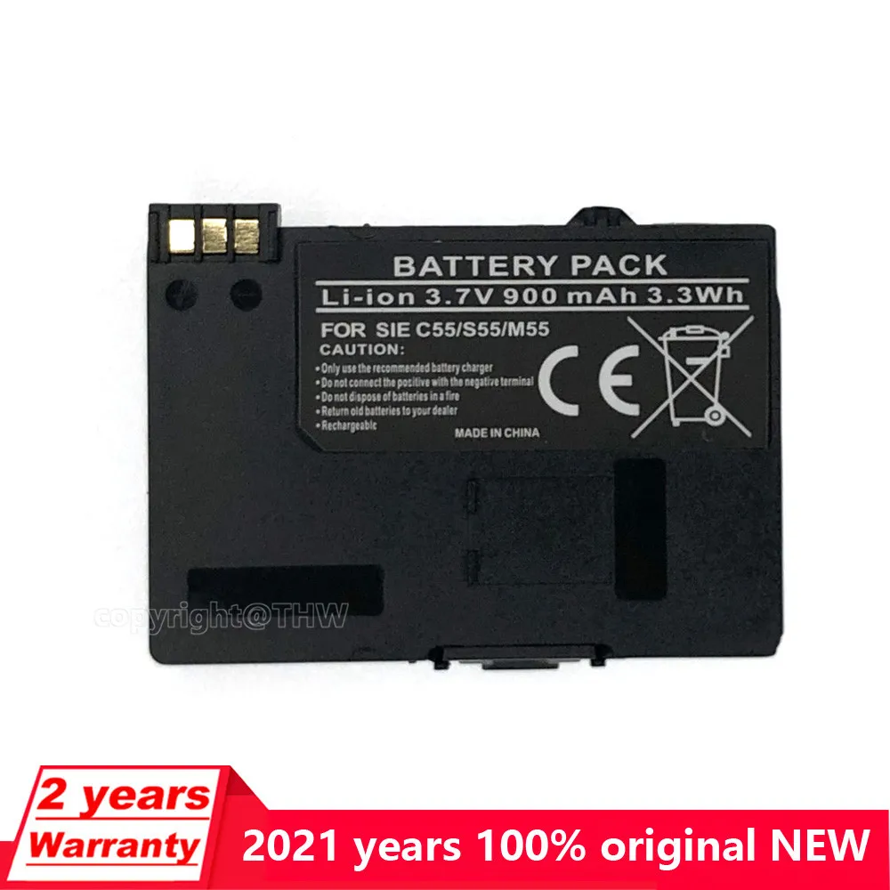 Оригинальный аккумулятор 900mAh C55 S55 A55 для Siemens A52/A55/A57/A60/A62/A65/A70/C55/GIGASET