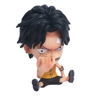 anime japanese one piece 7 12cm q version action figures luffy ace toys for boys collection model figurines one piece figure