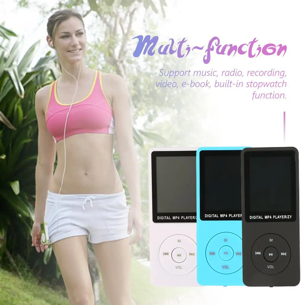 Портативный MP3/MP4 музыкальный плеер без потерь с bluetooth FM-рекордером поддержкой