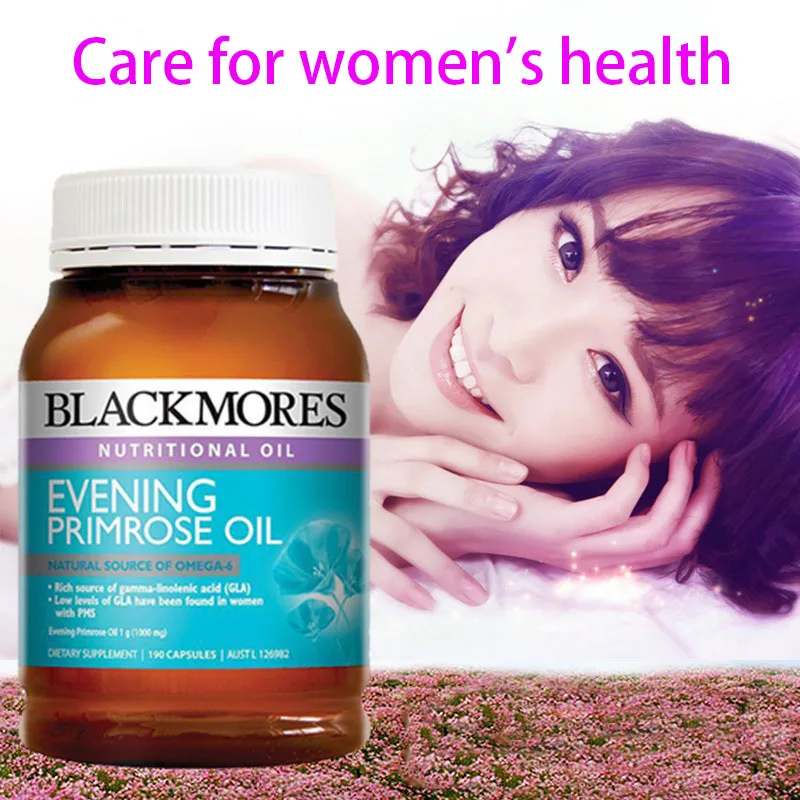Australia Evening Primrose Oil 190Caps GLA Girl Women Supplement for Healthy Menstrual Cycle Premenstrual Syndrome PMS Symptoms |