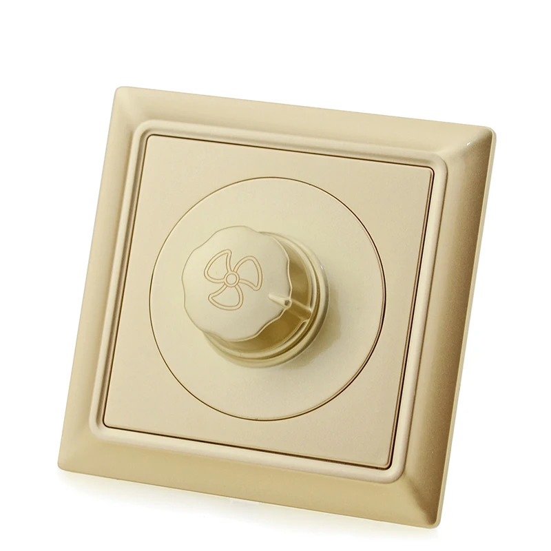 Avoir Adjusting Fan Speed Control Light Switch Dimmer Wall Retro Plastic Panel 86Type Adjustment Lighting Knob |