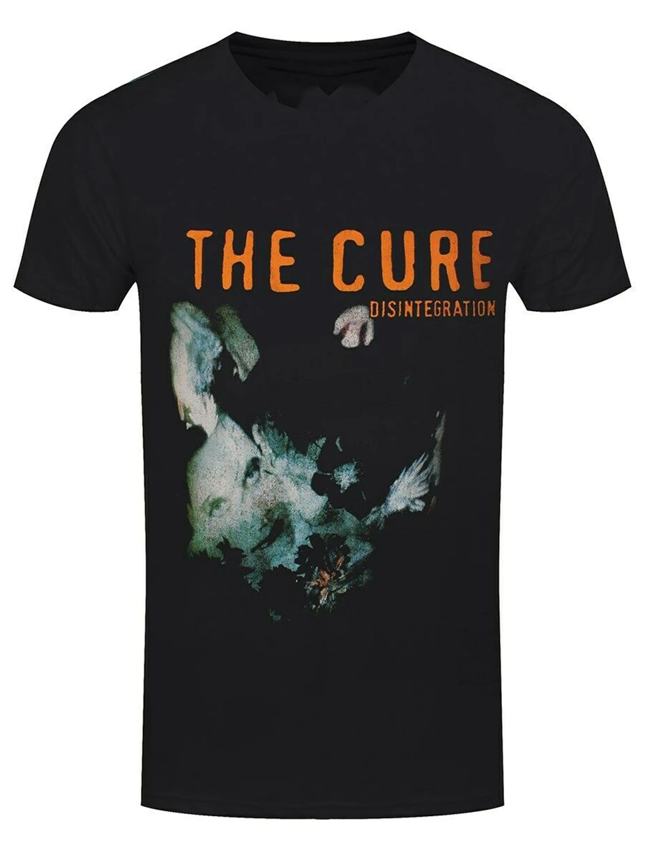 Футболка The Cure Disintegration мужской черный верх-тройка футболка | Мужская одежда
