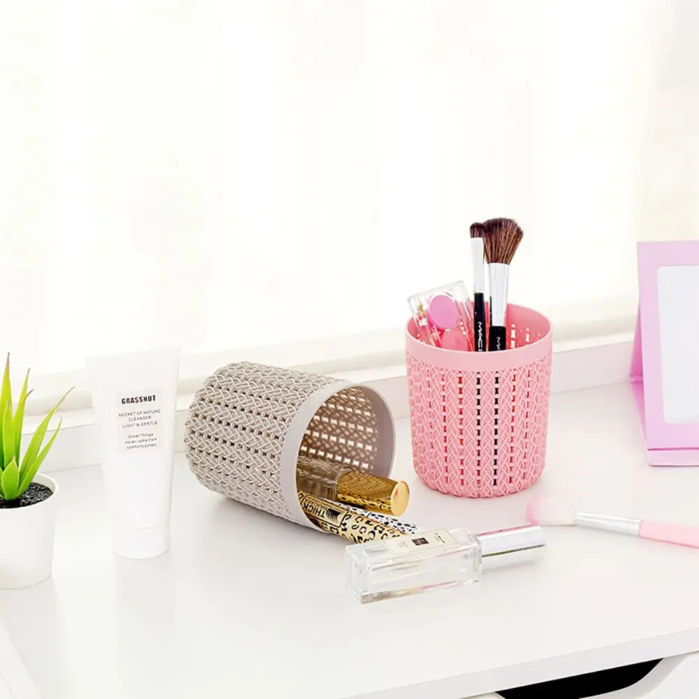 Полый контейнер для косметических кисточек пустая коробка с ручкой хранения