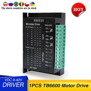 Free Shipping TB6600 Upgrade S109aftg Stepper Motor Driver 2phase 9-42VDC For NEMA23 Motor CNC Router Controller For 3D Printer