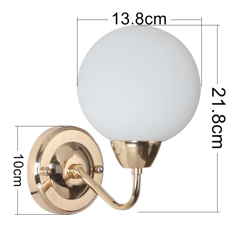 

Light luxury Wall Lamp living room wall lamp bedroom bedside lamp corridor Nordic postmodern stair lamp LED27