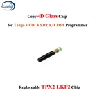 Распродажа! Сменный 4D стеклянный чип TPX2 LKP02, чип для автомобильных ключей может поддерживать машину KYDZ TANGO VVDI JMA (многоразовая)