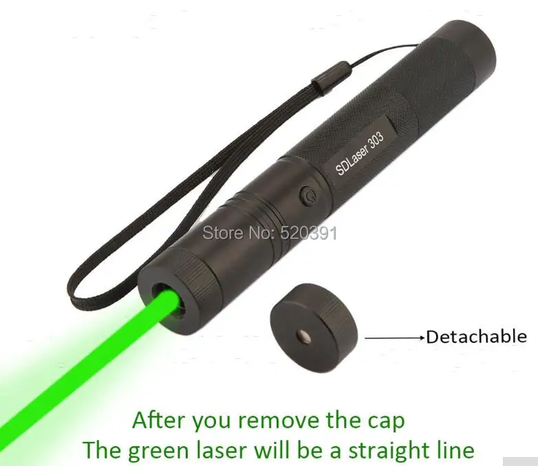 Высокая Мощность Военная Униформа 100 Вт 100000 м 532nm SDLaser 303 зеленый красный лазерный