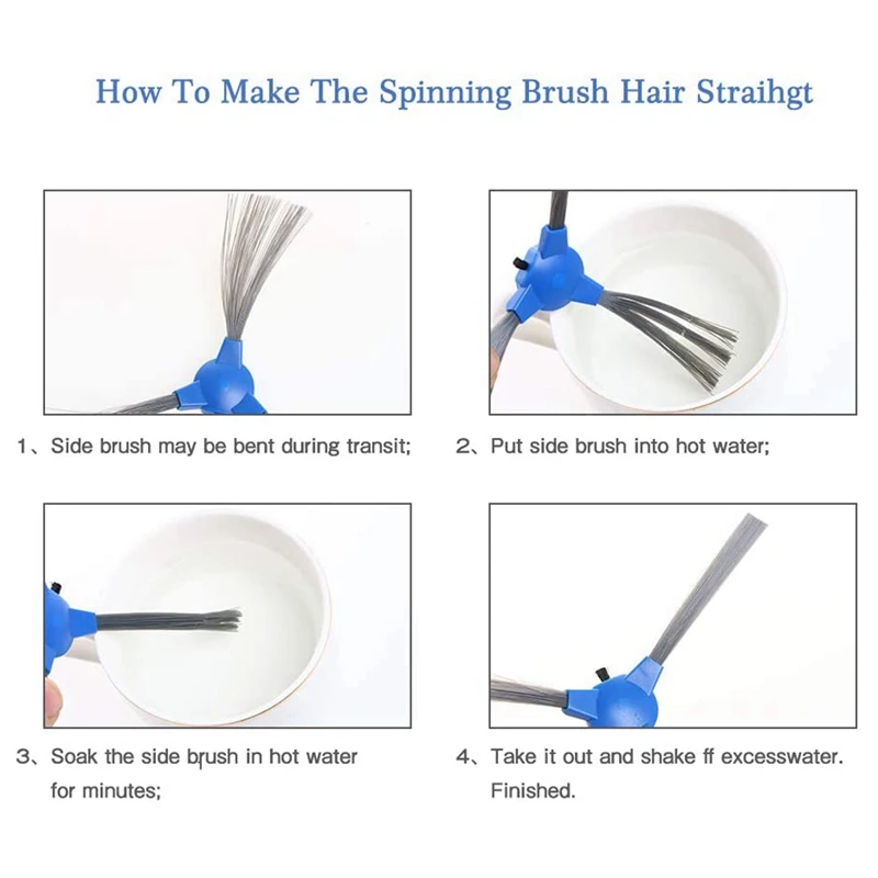 

Accessory for Eufy RoboVac 11S MAX, RoboVac 30C MAX, RoboVac 15C MAX Robotic Vacuums Cleaner Replacement Part Kit