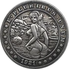 Хобо никель 1921-D, США, доллар Моргана, тип копии монеты 151