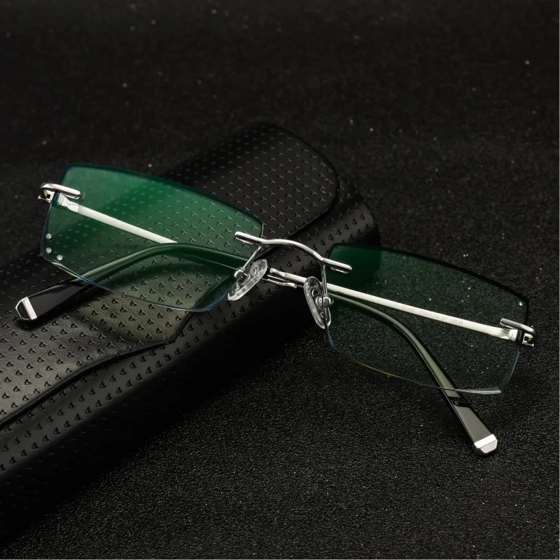 Blu-ray-доказательство Для Мужчин's коммерческий чистый титан с алмазной отделкой