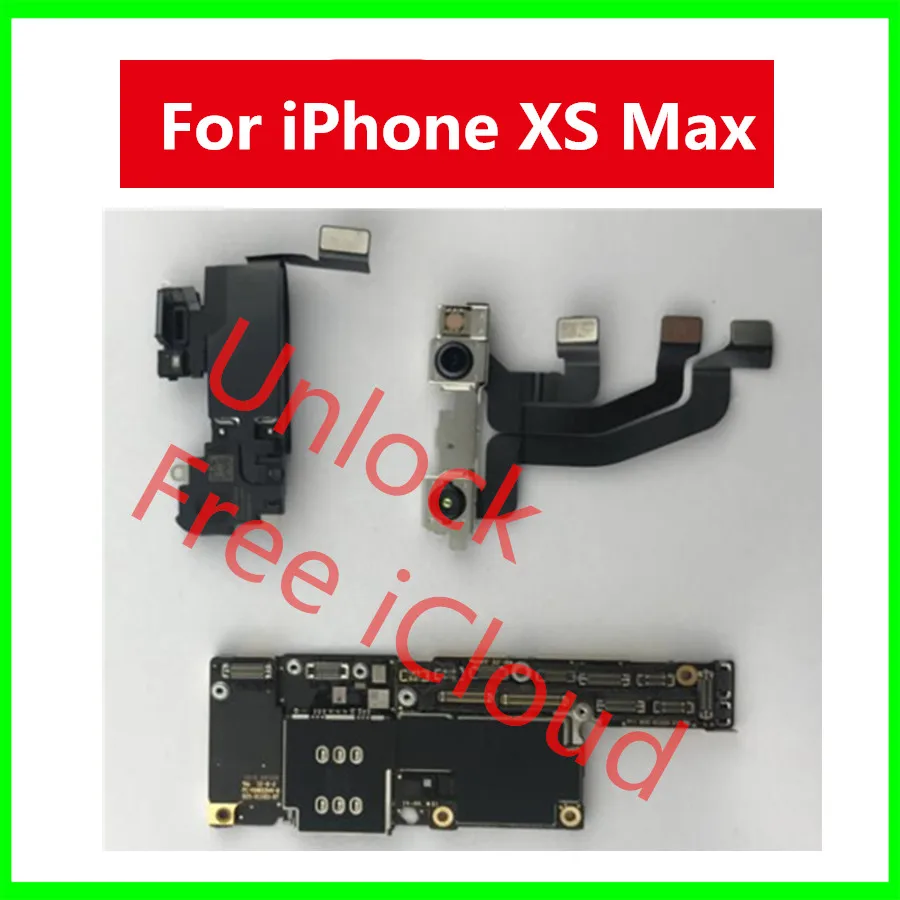 Оригинальная материнская плата для iPhone XS Max с/без лица ID Заводская разблокированная материнская плата для iPhone XS Max материнская плата с IOS