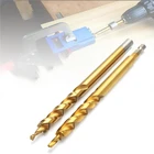 Спиральное ступенчатое сверло, 9,5 мм, с круглым хвостовиком 38 дюйма или шестигранным хвостовиком 14 дюйма, для работ по дереву